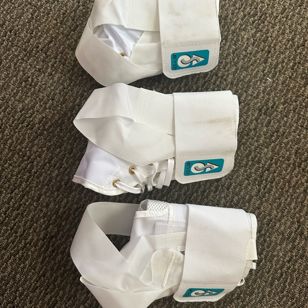 White Martial Arts Sparring Gear